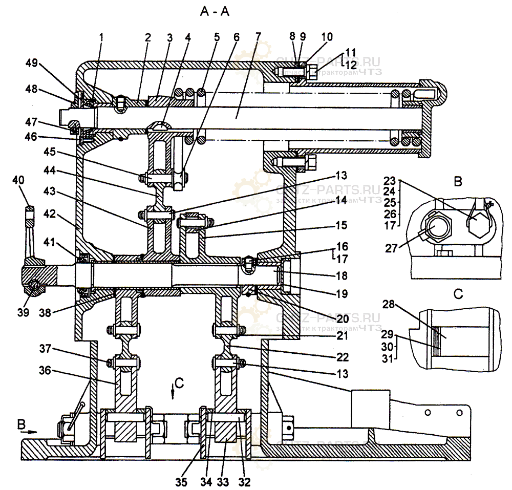 Механизм управления ДЭТ-320 Механизм управления ДЭТ-320